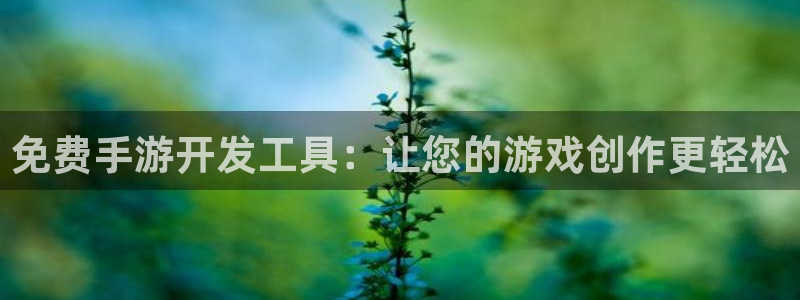 wy娱乐万赢登录首页官网：免费手游开发工具：让您的游戏创作更